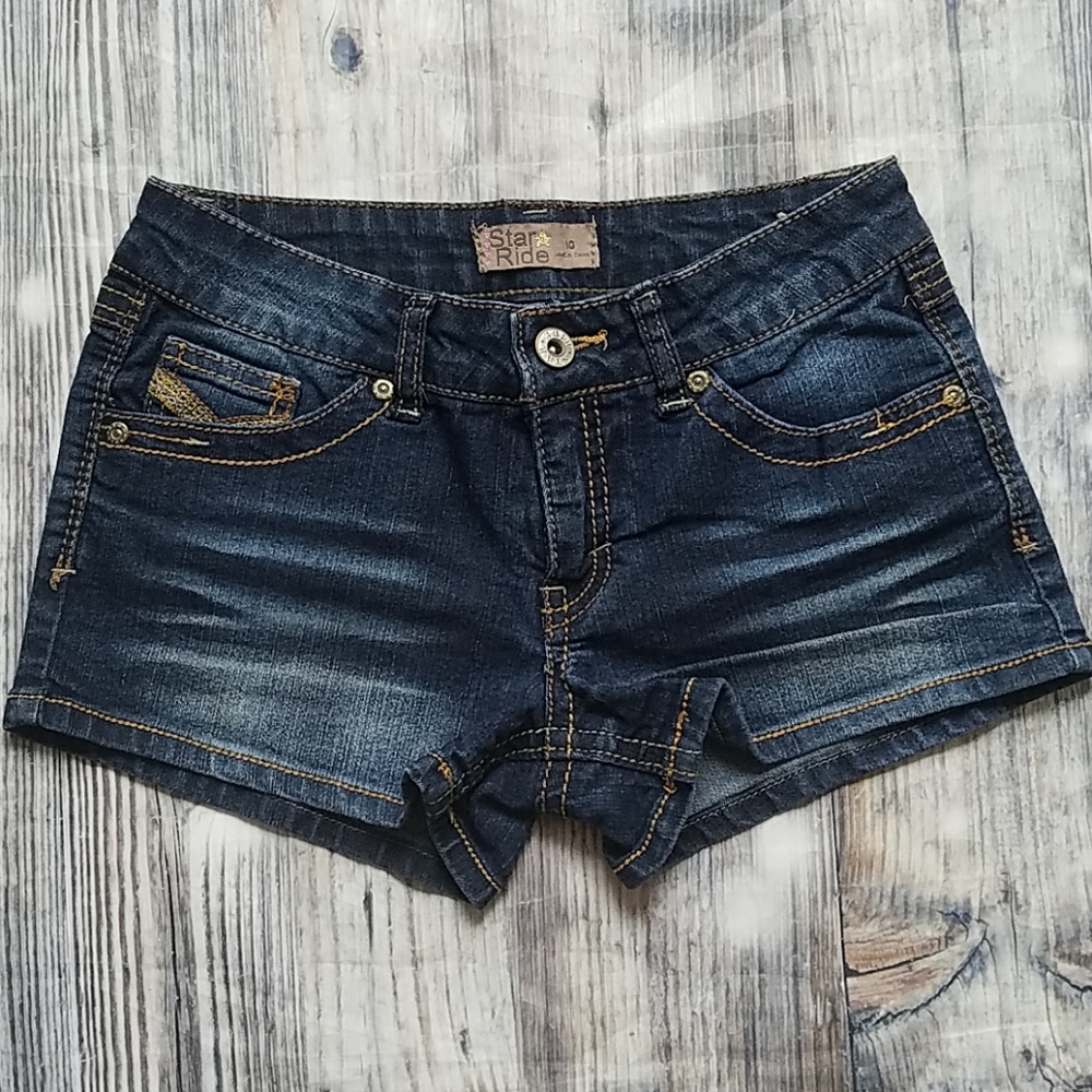 Star Ride Girls Jean Shorts